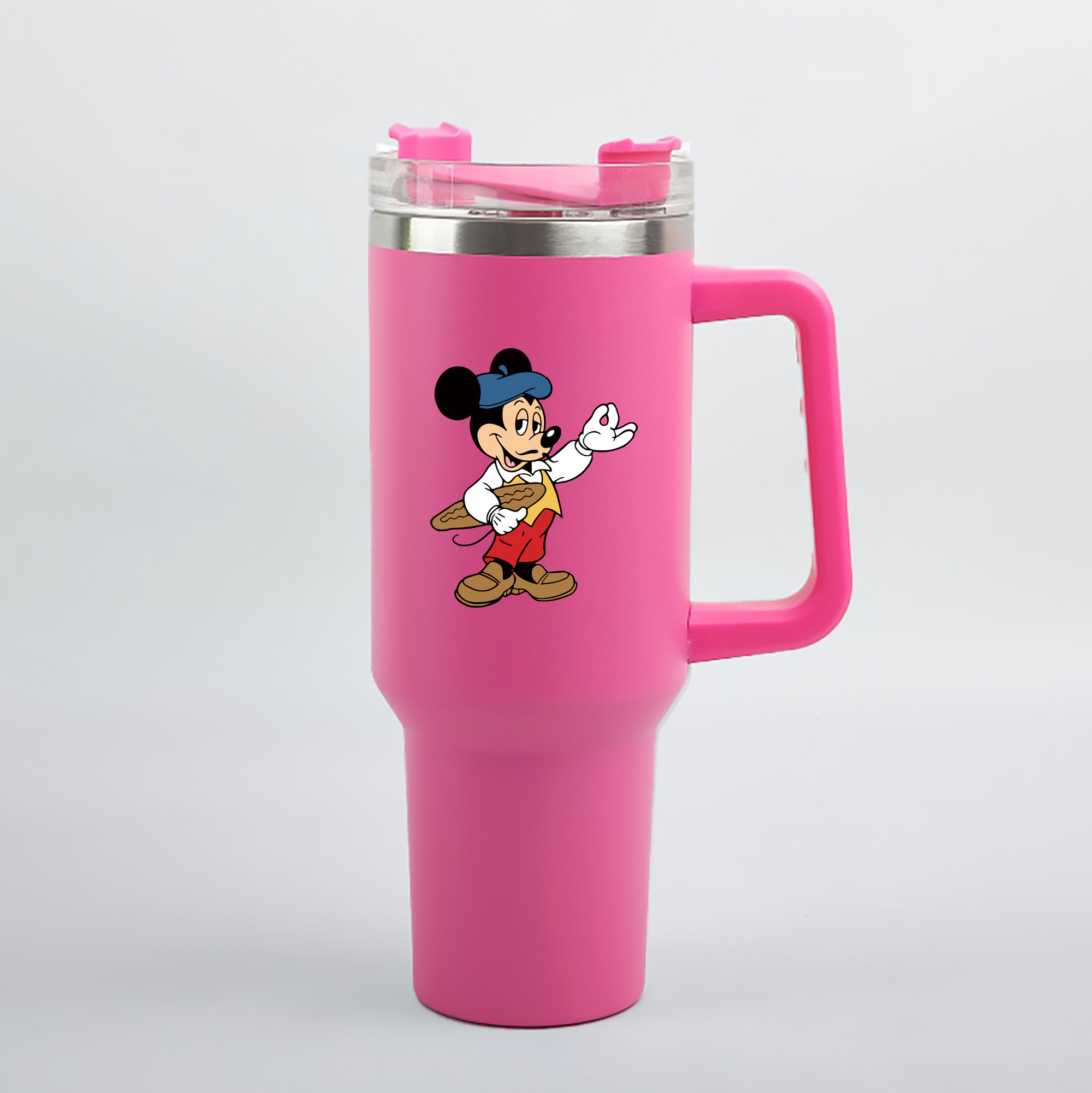 （画像用） ミッキーマウス Mickey Mouse 1200mL車用タンブラー（カラープリント）